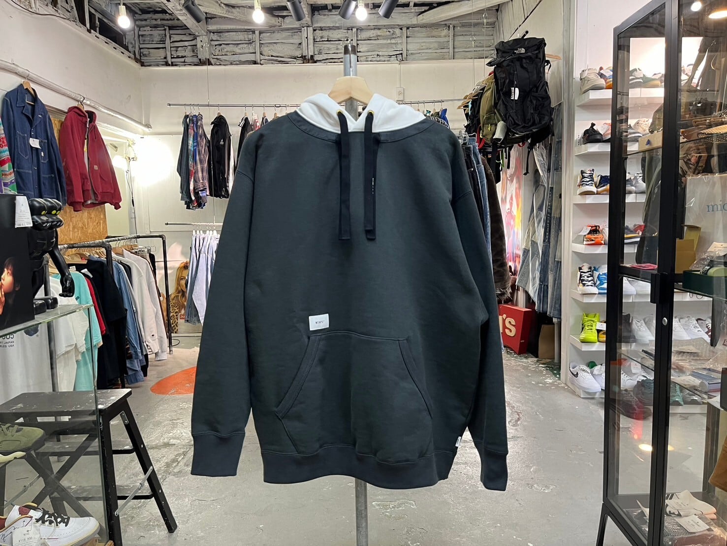 WTAPS OBJ 04 SWEAT HOODIE BLACK 04 232ATDT-CSM24 68748 | BRAND 