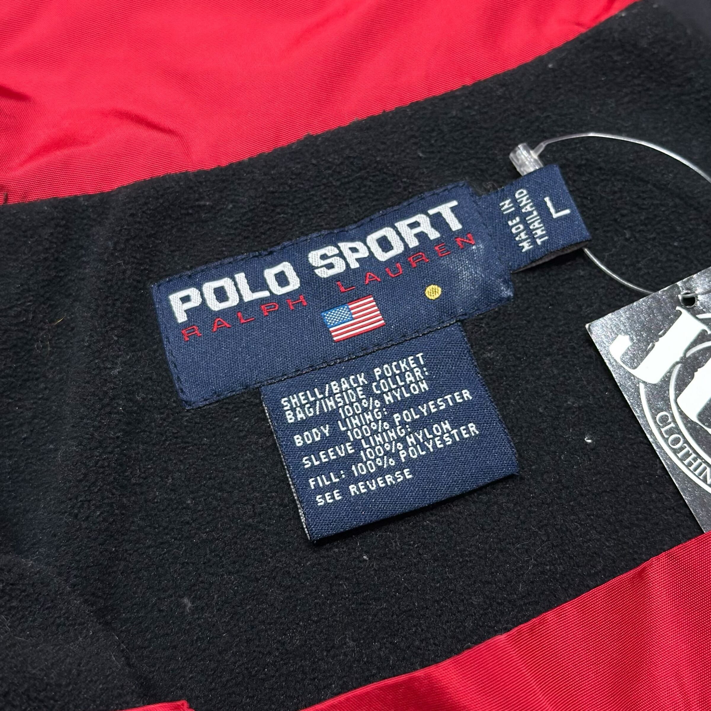 90s POLO SPORT Fleece Lined Pullover Jacket 90年代 ポロスポーツ