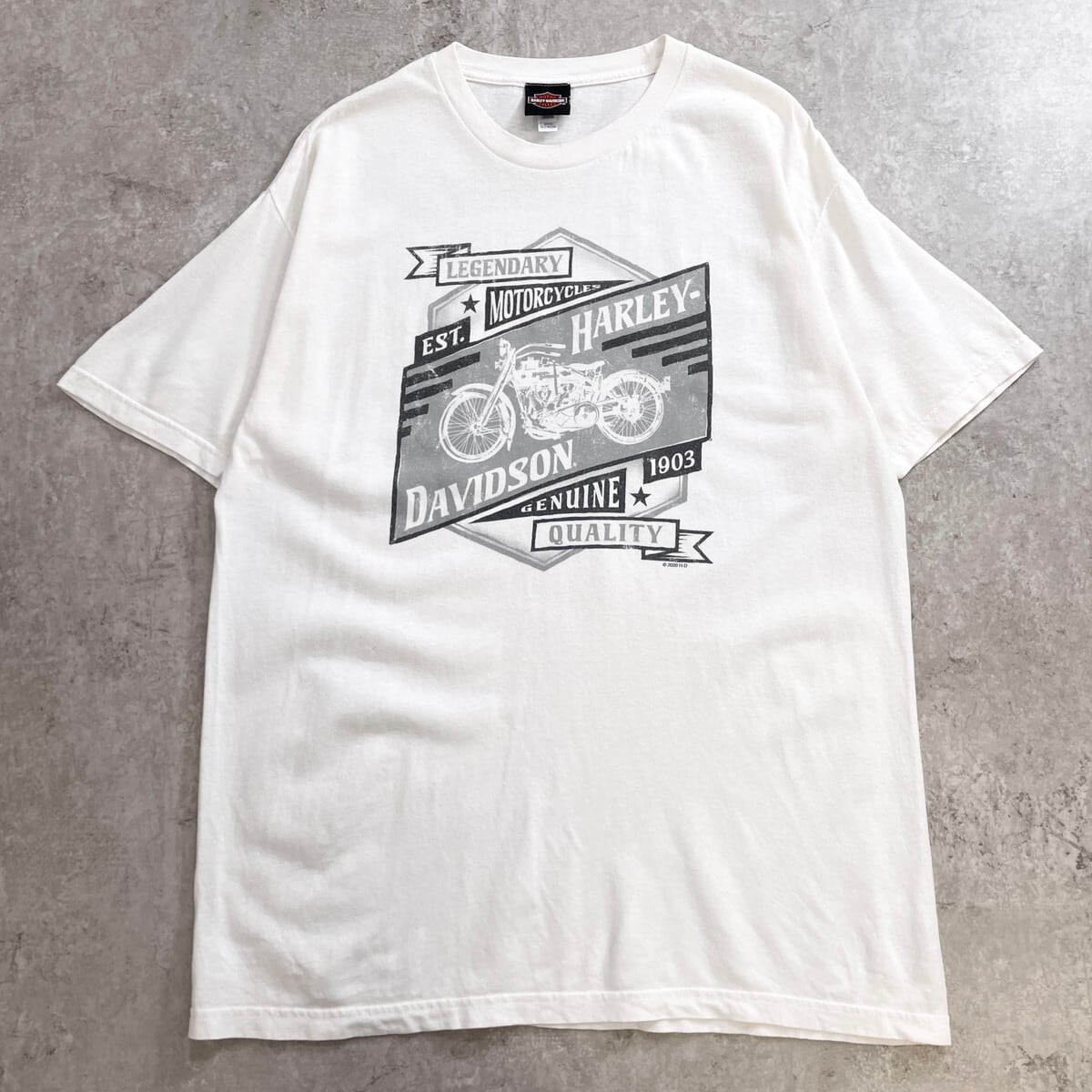 Harley-Davidson ハーレーダビッドソン ロゴプリントTシャツ メンズXL