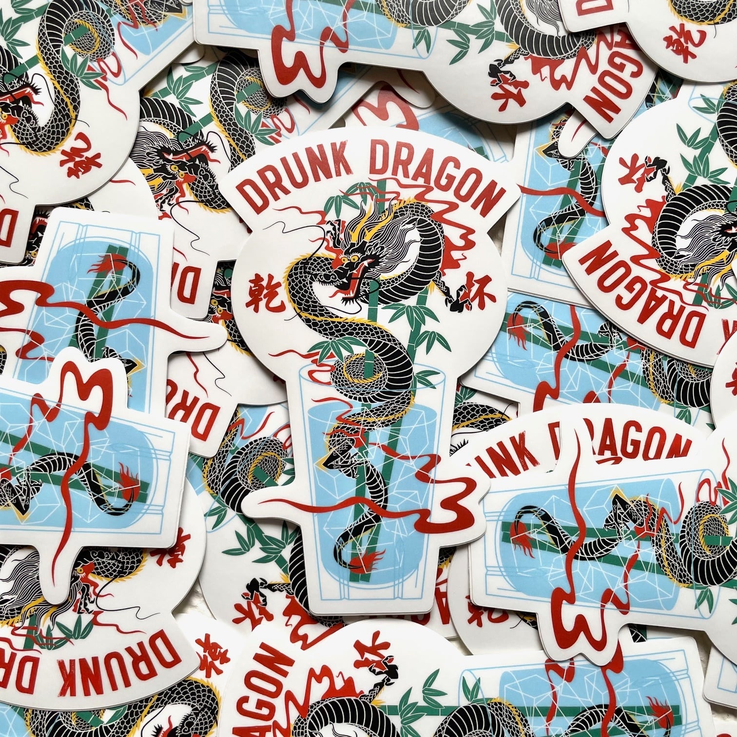 DRUNK DRAGON /ステッカー | 038 General store