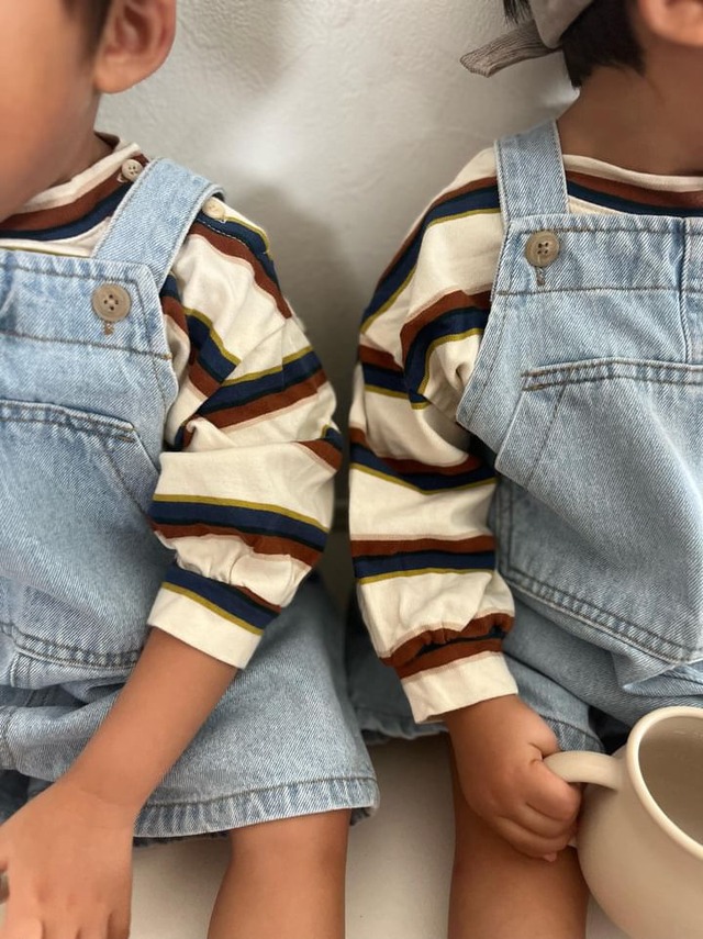 ラスト1点 S【即納】BONITO // denim suspender pants  K3004