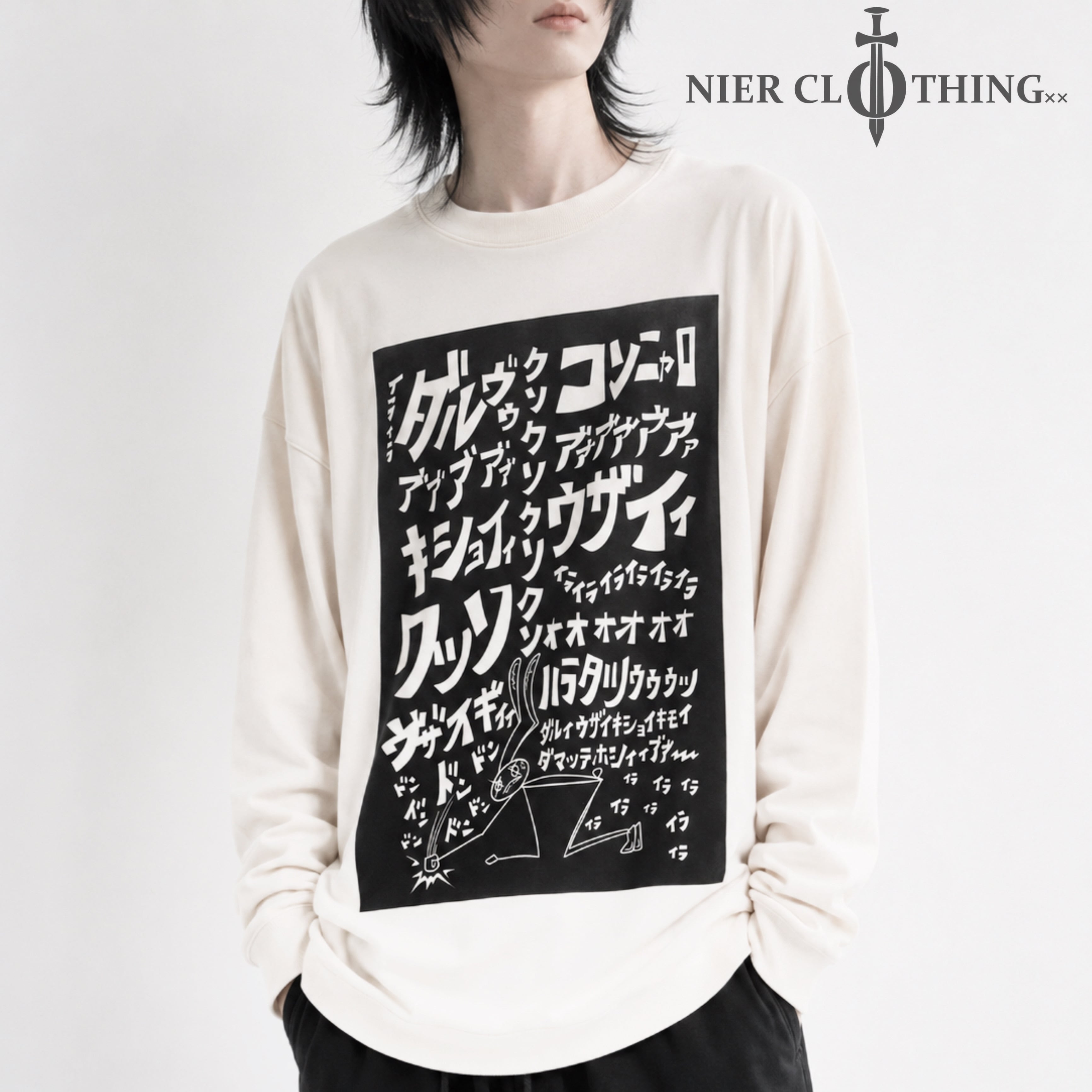 ANGRY RABBIT LONG SLEEVE TOPS | NIER CLOTHING