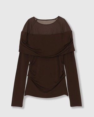 THINGS THAT MATTER　シングスザットマター  / NEW PRETENSE OFF-SHOULDER TOPS