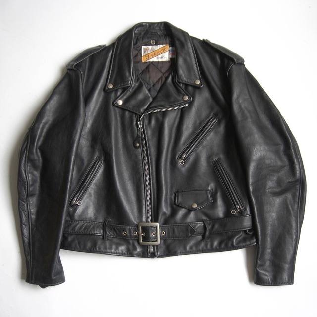 美品/ビッグサイズ】SCHOTT【618/ダブルライダース ジャケット】48 