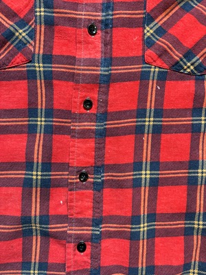 80~90s / USA製 / AMERICAN EDITION / print flannel / REMAKE