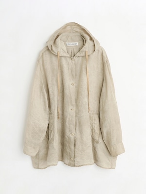 OUR LEGACY　ROVER SHIRT　Ghost Grey Wax Dipped Cupro　M2262RW