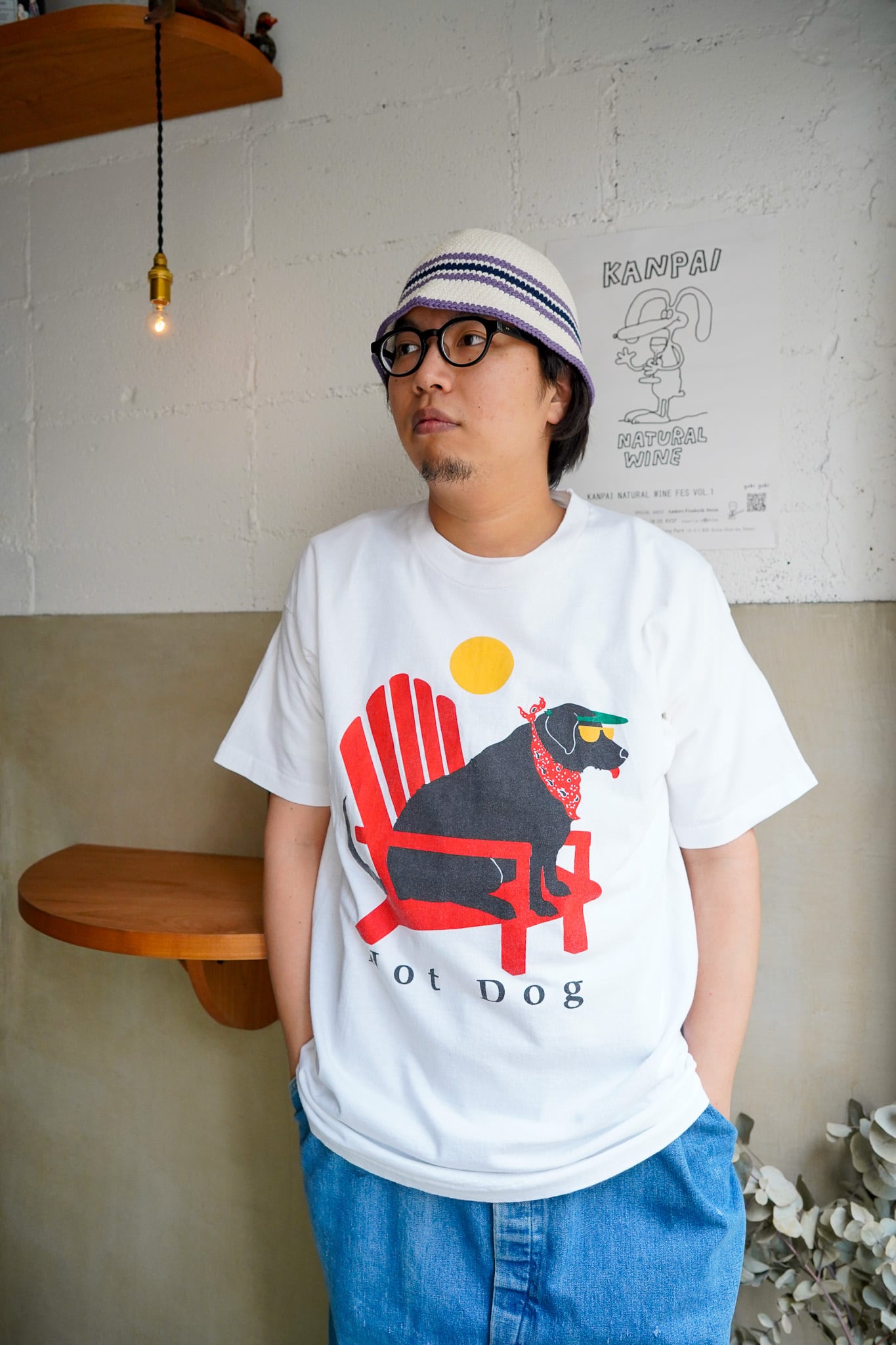 【1990s】"Fruit of the Loom" Hot Dog T-shirts / 6-136