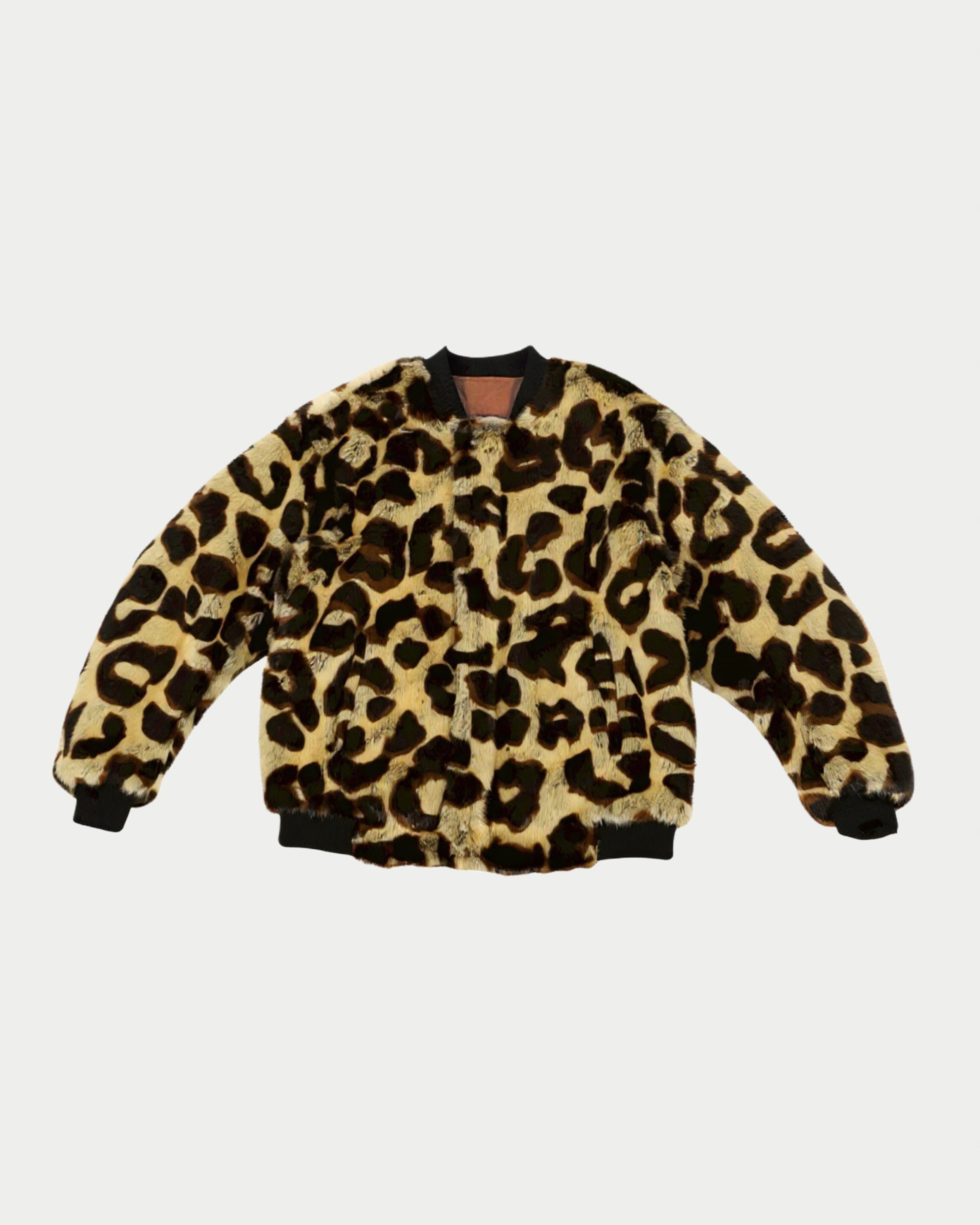 高級リアルファー⭐️美品／レオパード Reversible Fur MA-1 / Leopard | AMBERGLEAM