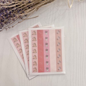 【minaco sakamoto】ミニシール・thank you