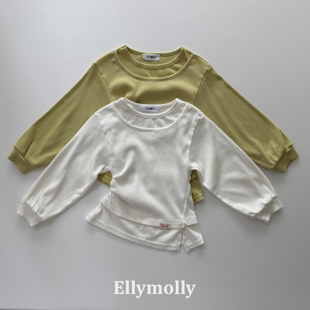 【取寄】elly molly|hazel layer tee|ヘイゼルレイヤーT|5-15|kids&jr|26 autumn
