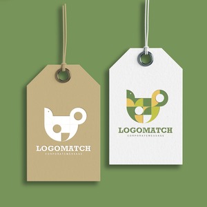 幸せの鳥のマグカップのロゴ