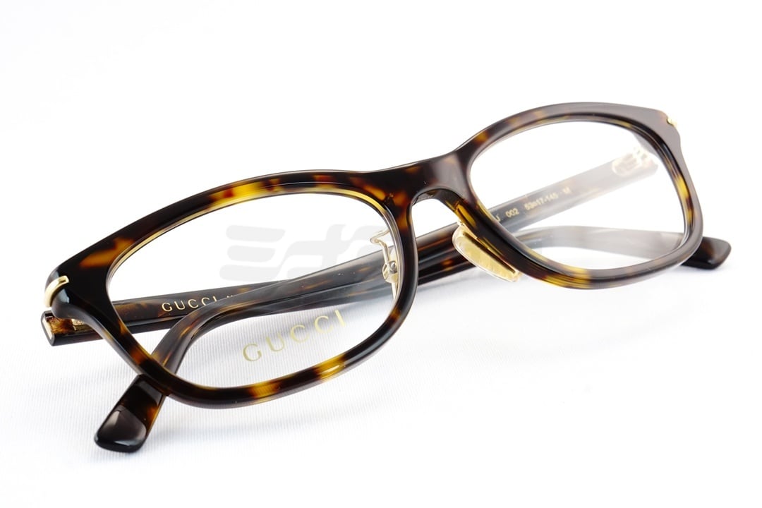 GUCCI メガネ GG2003OJ 002 スクエア テキストロゴ メンズ レディース