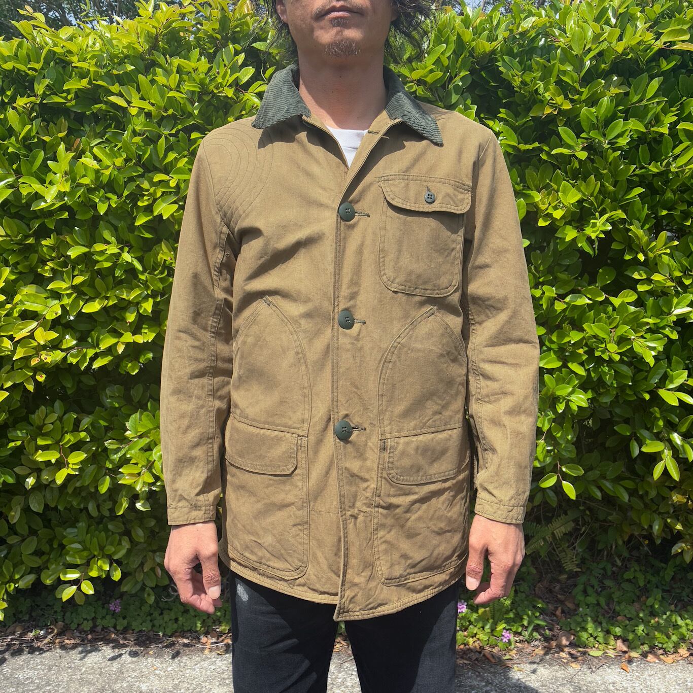 60s Sears シアーズ ハンティング ジャケット M カーキベージュ 60s Sears シアーズ ハンティング ジャケット M カーキベージュ
