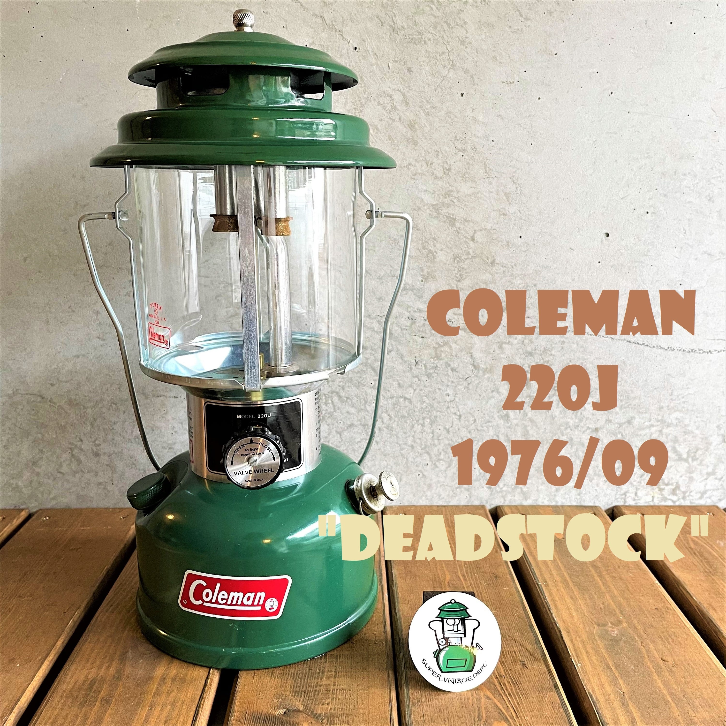 □□Coleman コールマン アウトドア ガソリンランタン 81年3月刻印