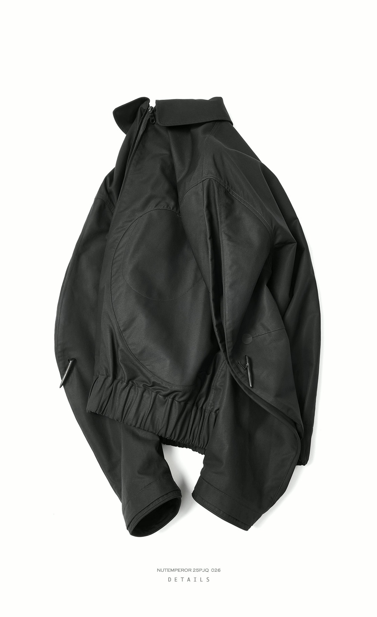 NUTEMPEROR Quip Project 026 Irregular Bomber Jacket