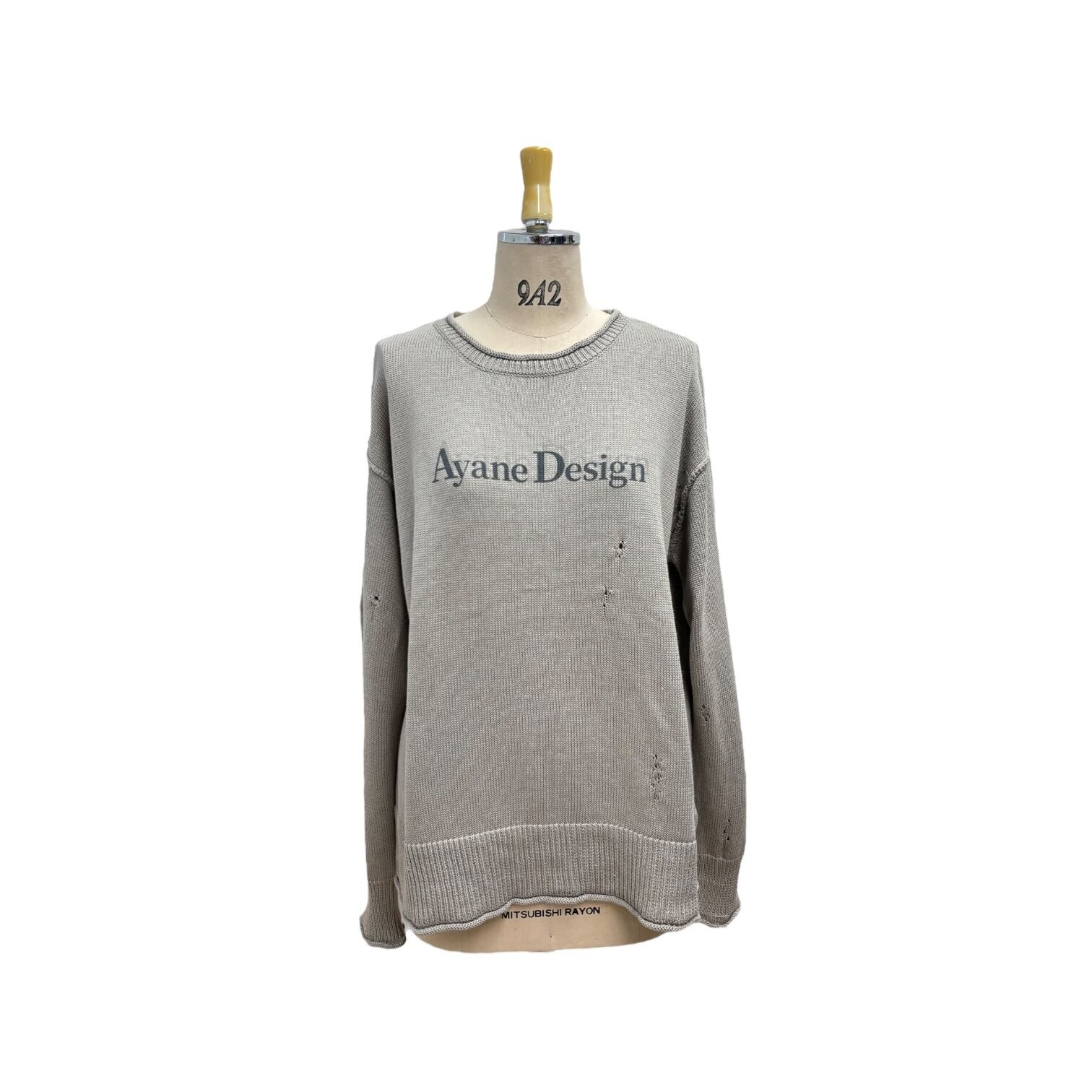 クラッシュロゴニット 816319 ayane アヤン 2026年2月初旬~中旬入荷予定 11月展示会