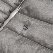 lululemon ルルレモン フード付き ライト ダウンジャケット サイズ 6 /グレー/レディース/フード着脱可能