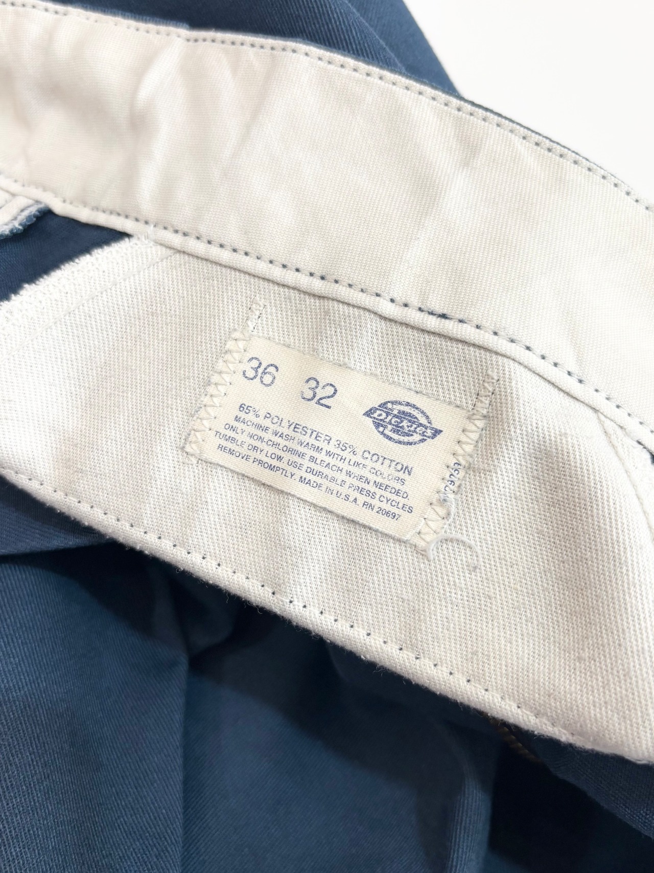 80s Dickies 874 WORK PANTS MADE IN USA Size W36L32→W35L31.5