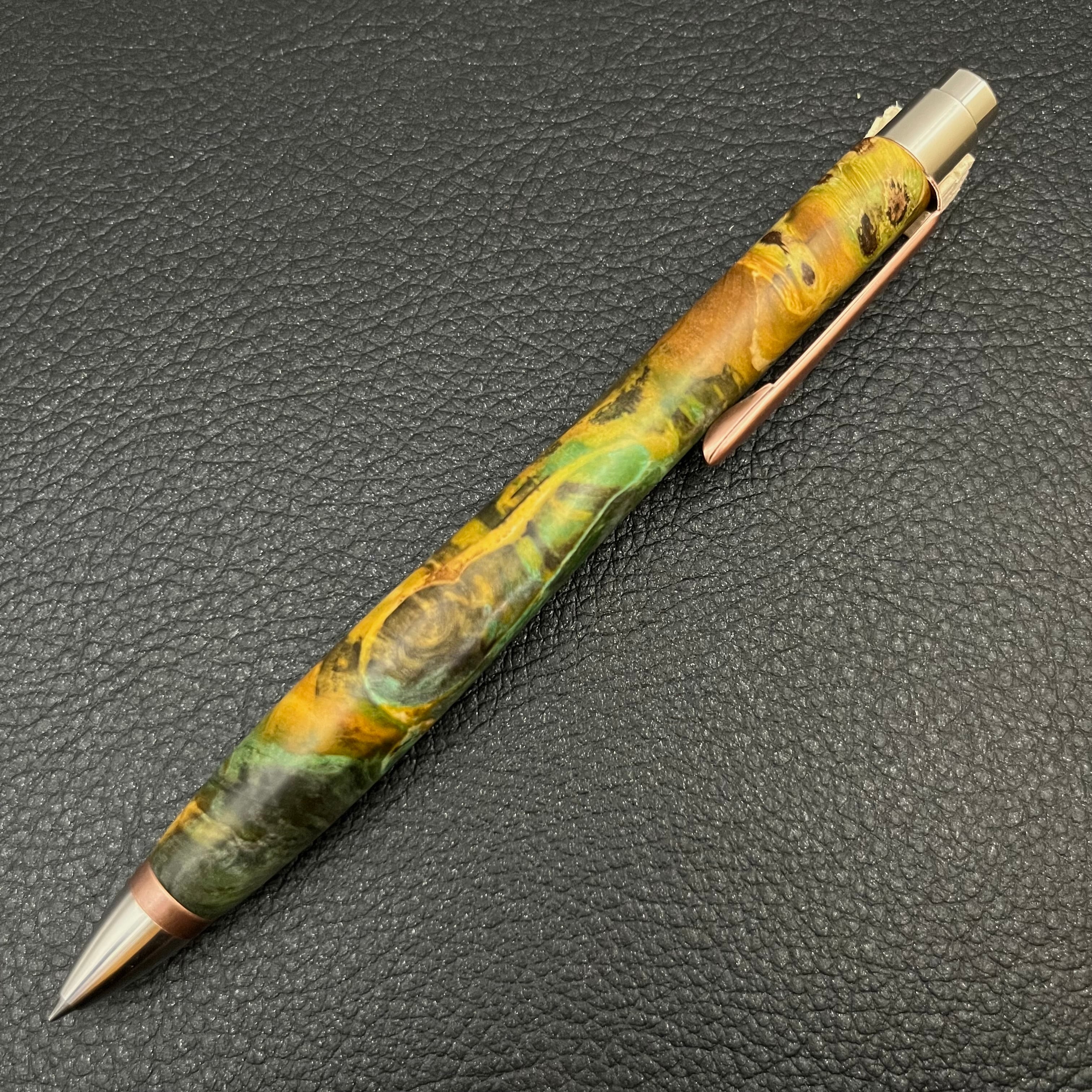 ウッドペンクラフト金属ペン煌（きらめき）真鍮製ボールペン