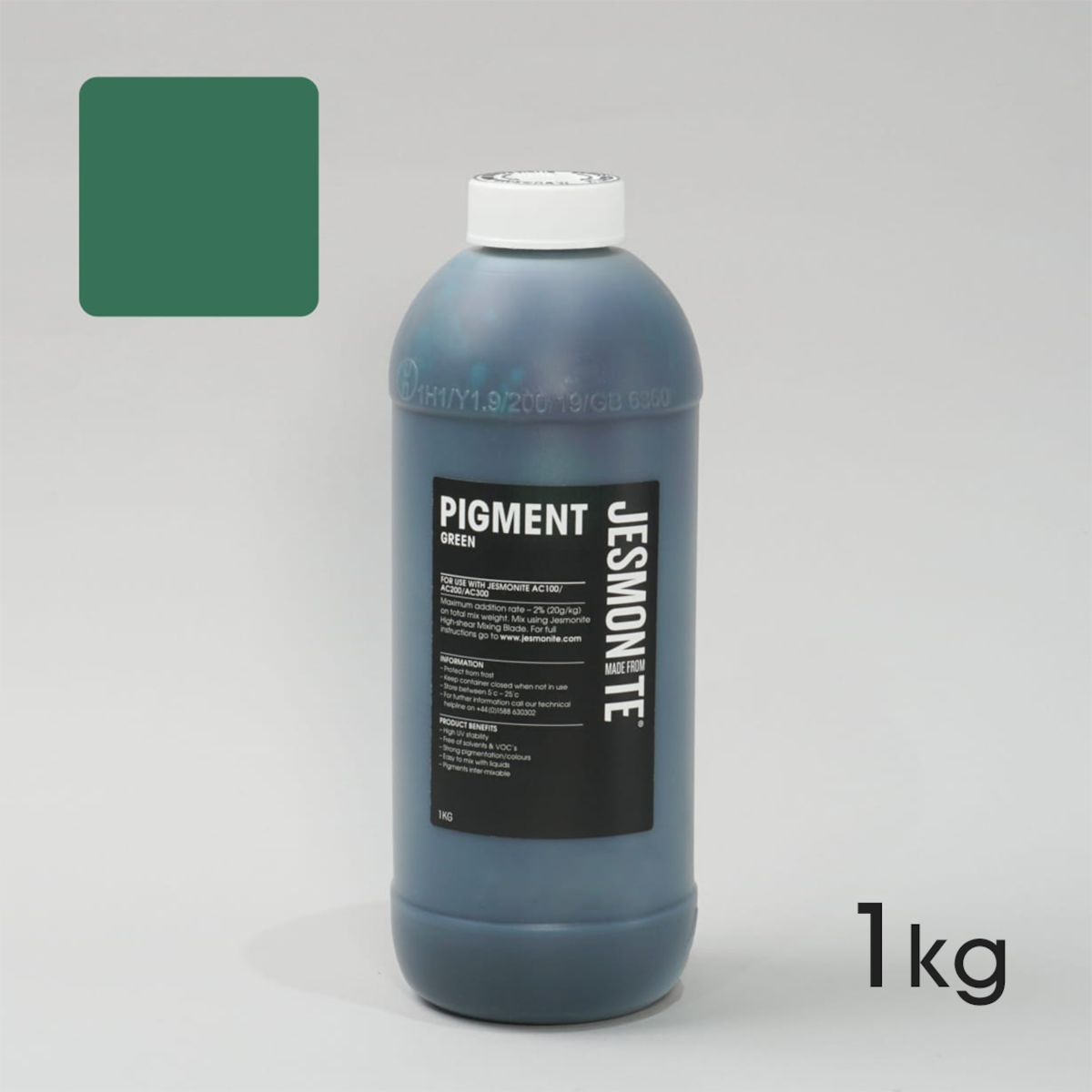 ジェスモナイト PIGMENT GREEN 1kg（着色剤:緑 1kg） | Jesmonite