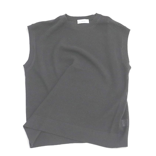 Pullover Mesh Vest　Black