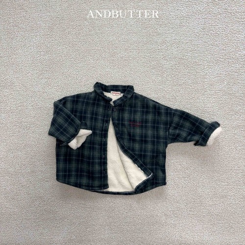 【and butter】checkered shirt jacket