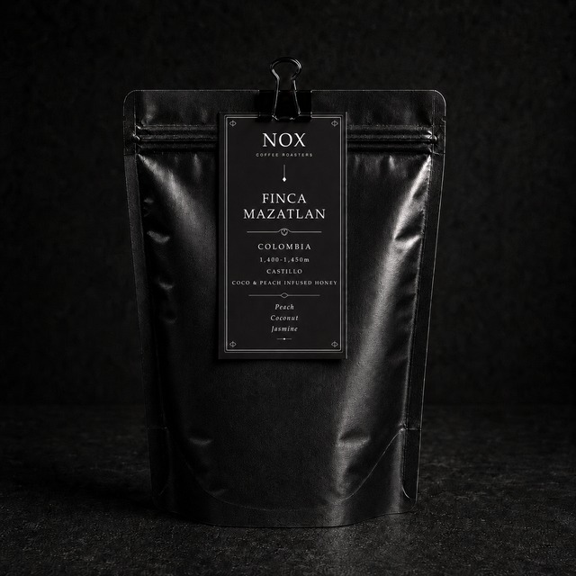 INNOVATION｜COLOMBIA FINCA MAZATLAN / COCO & PEACH INFUSED HONEY 100g