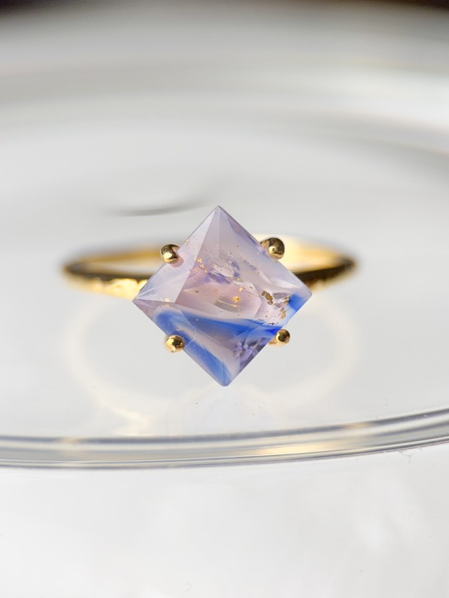 glass jewelry ring　#1【規格外品】