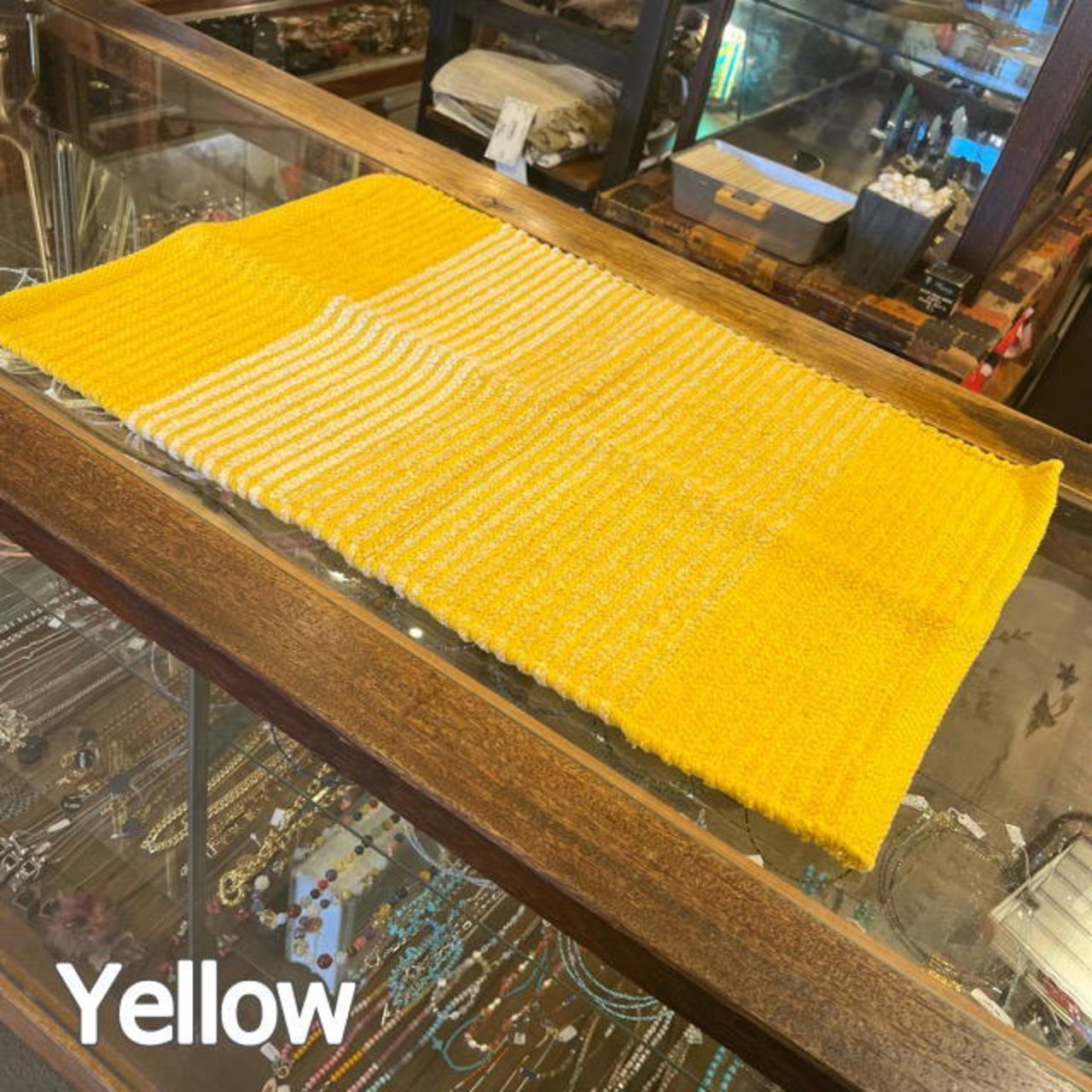 Cotton Chenille Striped Floor Mat　3Color　コットンシェニール ボーダーフロアマット 　3色　　フロアマット　マット　　