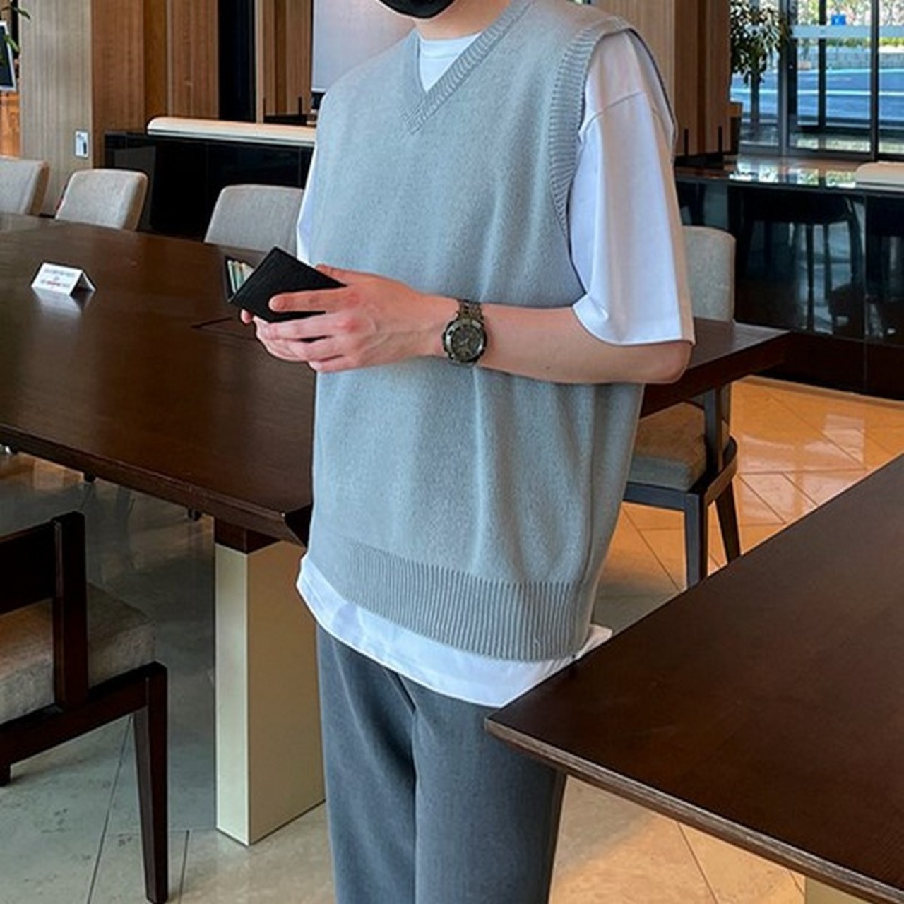 ニュアンスカラーニットベスト　MT0080227