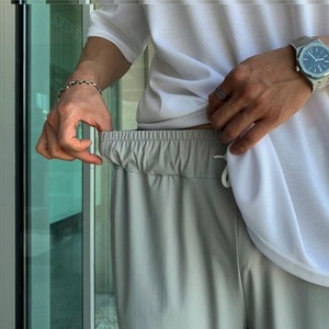 ルーズトソリッドカラーパンツ　0647