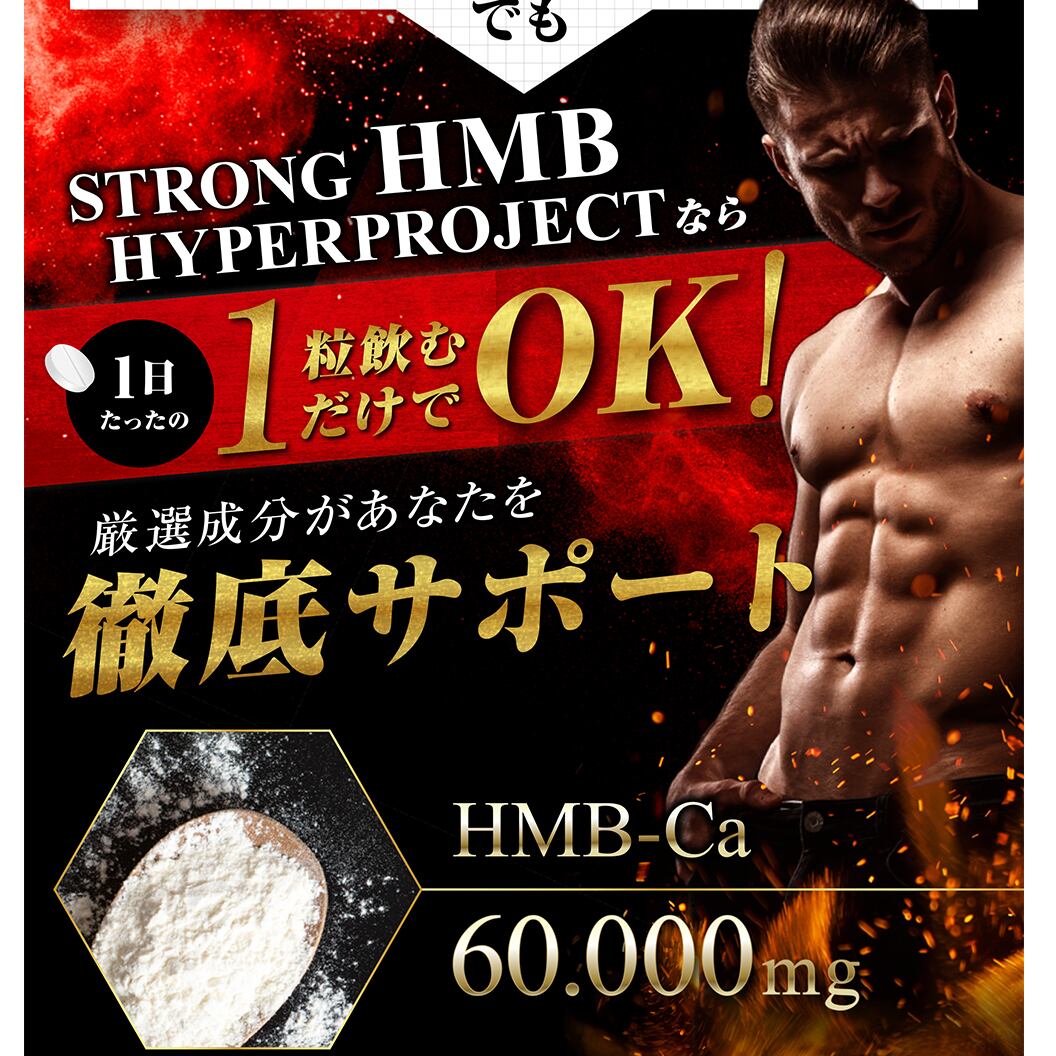 【太く強く】女性が求める最強のボディー【ストロングHMB】 気力 活力 男力 バルクアップ 理想の体 ダイエット 徹底サポート 1日1粒飲むだけでOK ボディーメイク サプリ!しっかりサポート（大容量３ヶ月分）