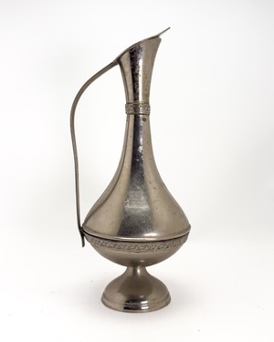 ヴィンテージ シルバーメッキ ピッチャー型フラワーベース