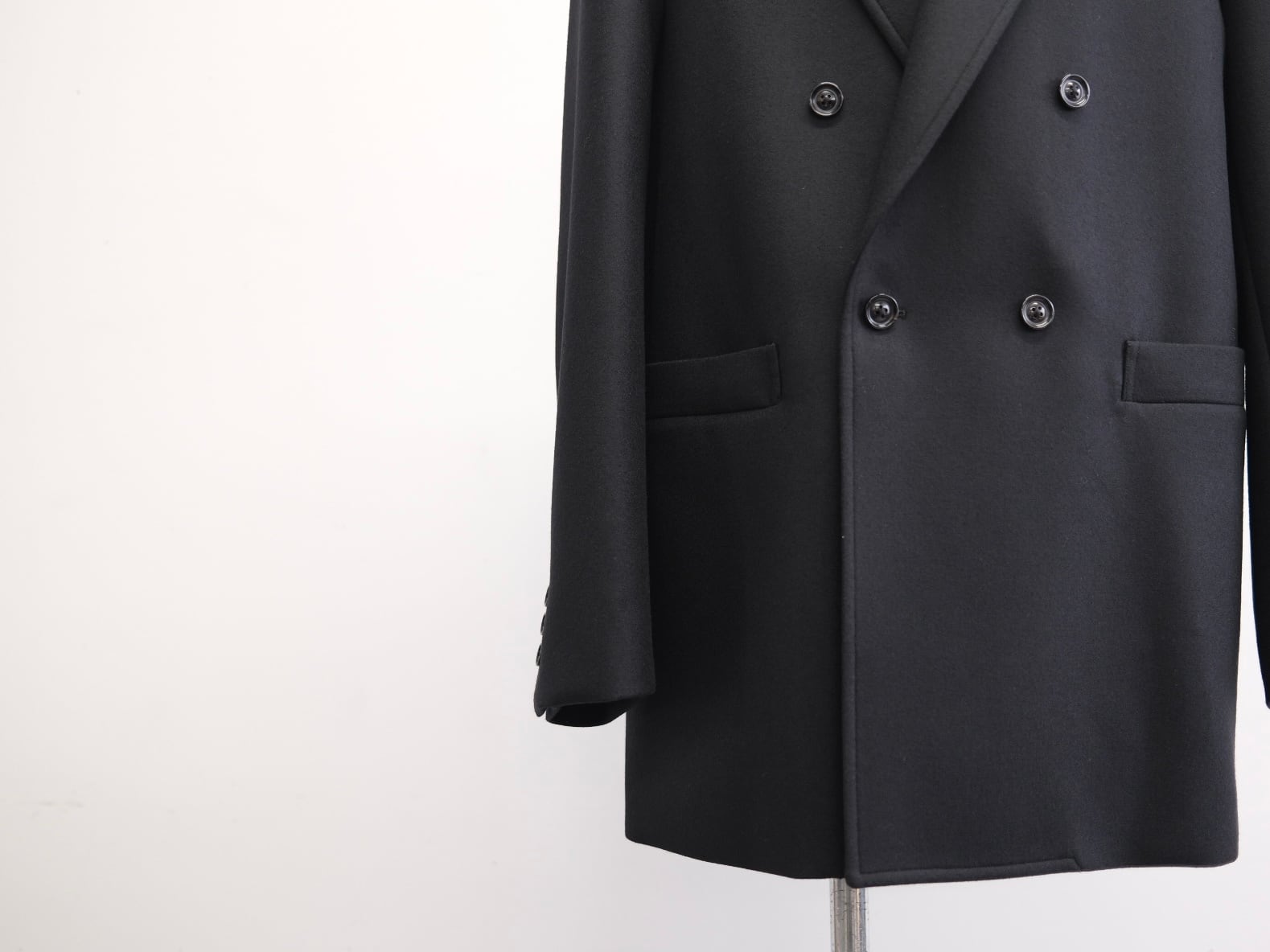 こ*つ様 ulterior super fine light melton se ULTERIOR” SUPER FINE LIGHT MELTON DB JKT” | Lapel online store