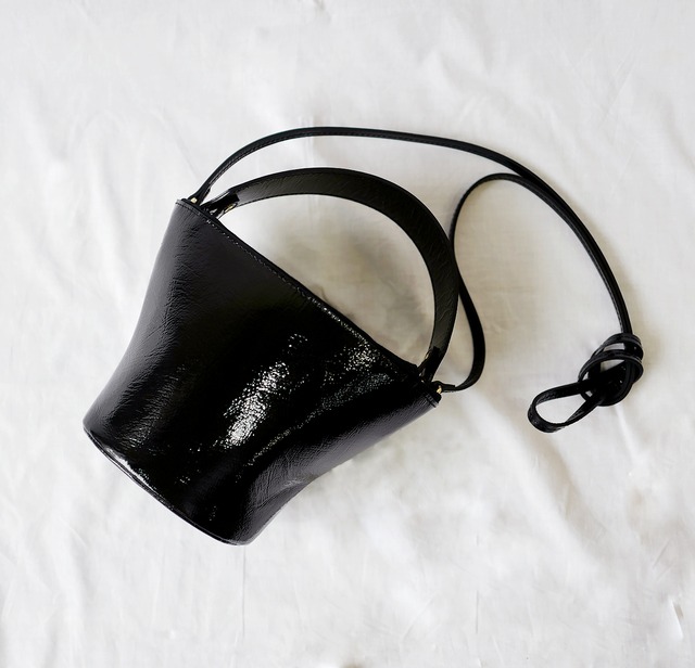Pottery Bag/Patent leather BLACK | ayako