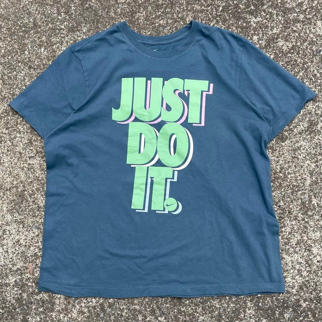 【XLサイズ】NIKE "JUST DO IT." オールドデザインカラー 古着 Tシャツ