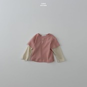 韓国子供服 / LINDO / キャンディレイヤードTシャツ / 秋服 *XS~XL*