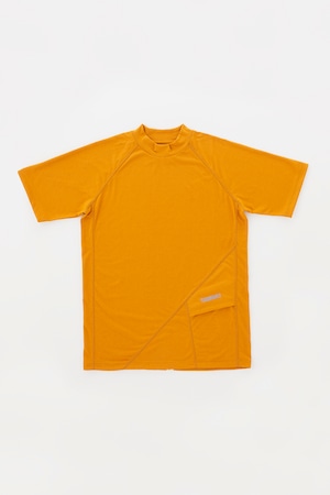 Sato SS Mock Neck: Color Carrot