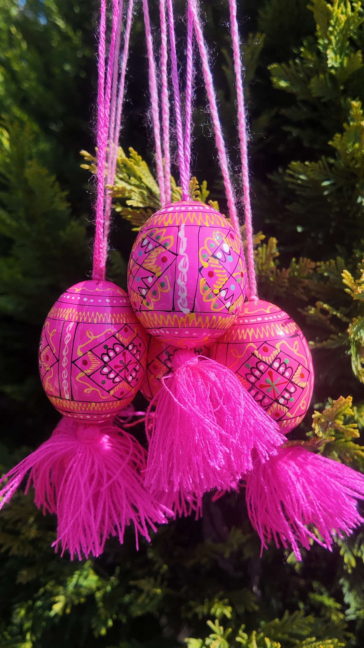 装飾用木製プィサンカ（イースターエッグ）　コロミヤモデル - 1