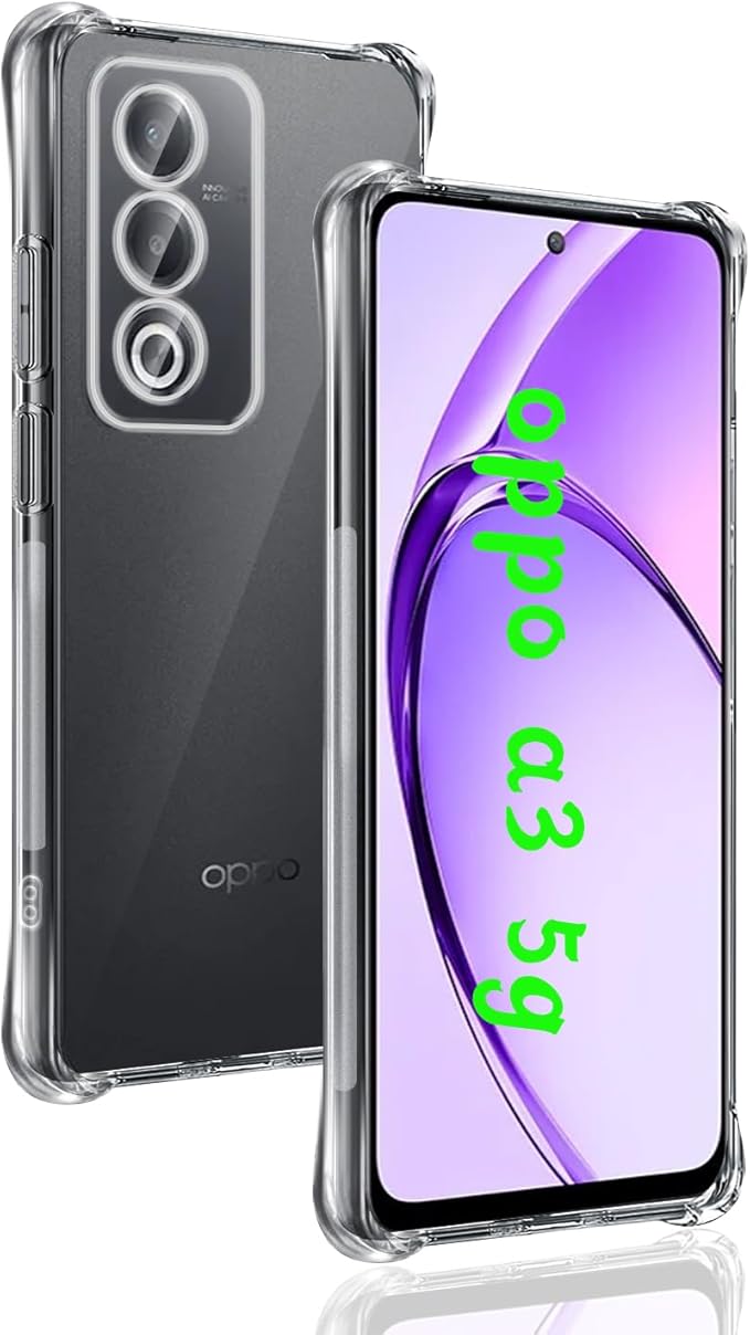 対応 oppo a3 5g ケース 専用 透明バックカバー 柔軟TPU素材
