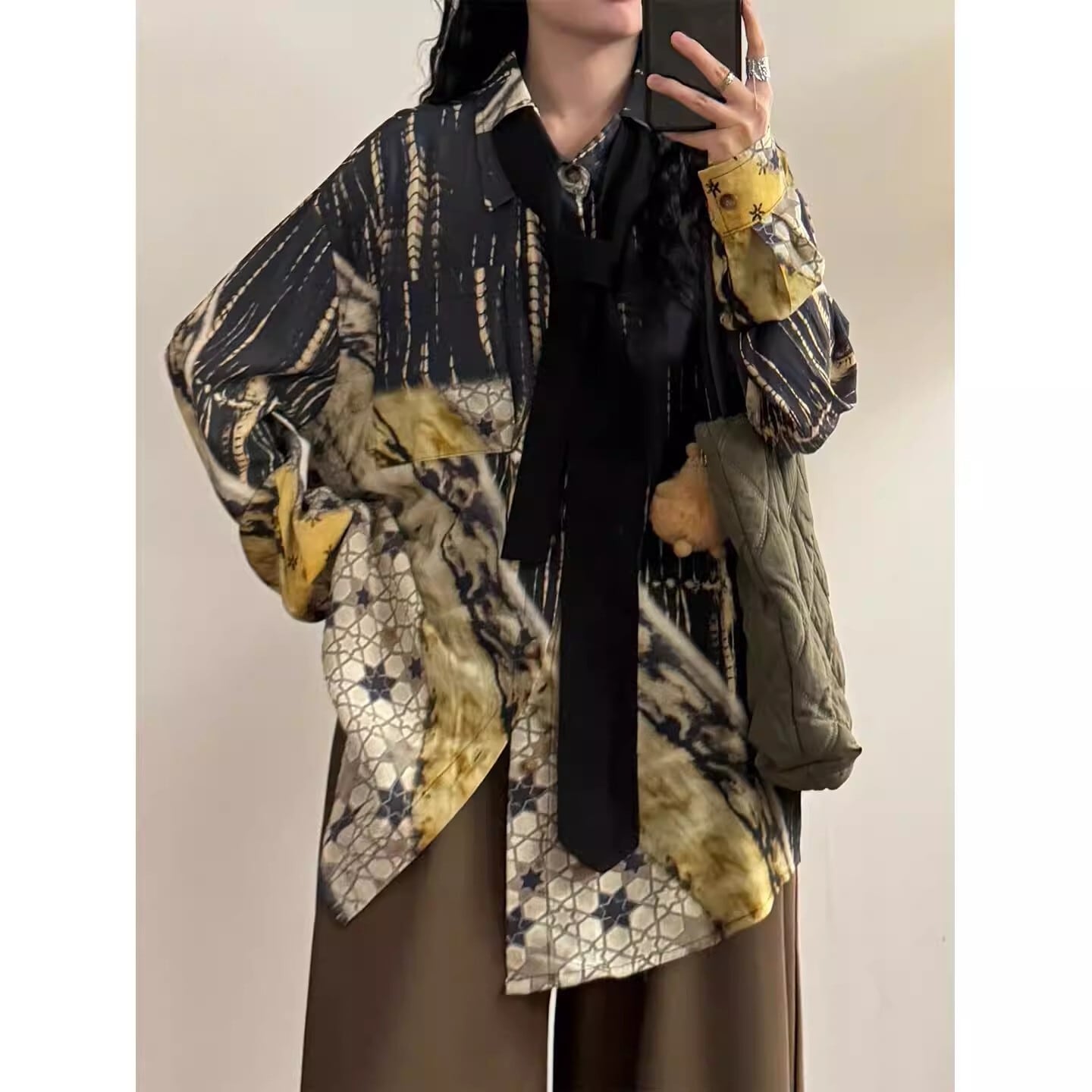 ❀春新作、個性派のプリントシャツ！【UATONLINEシリーズ】☆シャツ