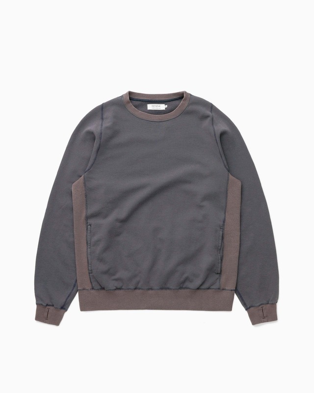 [Khakis] Khakis nonnative DWELLER CREW PULLOVER COTTON SWEAT Navy 正規品 韓国ブランド 韓国ファッション 韓国代行 カーキス 日本 店舗 (Khakis)