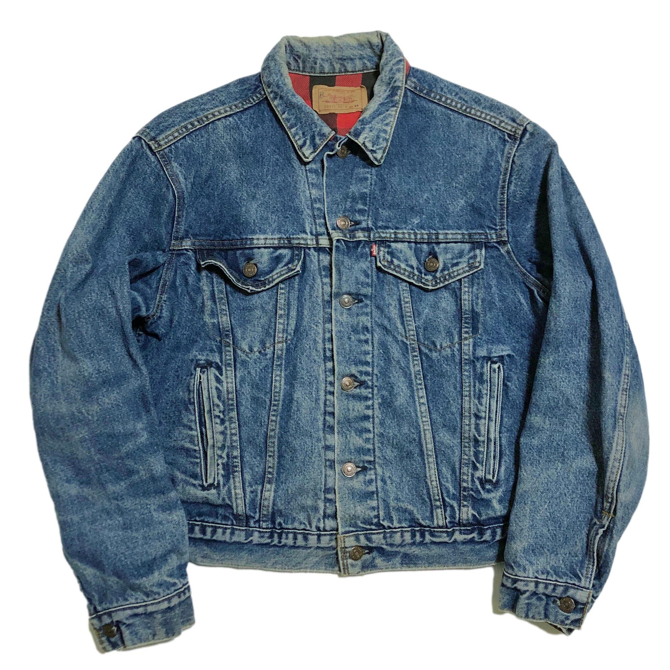 90s Levis リーバイス 70411−0816 デニムジャケット ブロックネル