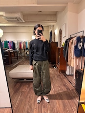 1988s ITALIAN AIR FORCE PARACHUTE TROUSERS(SIZE46 L)
