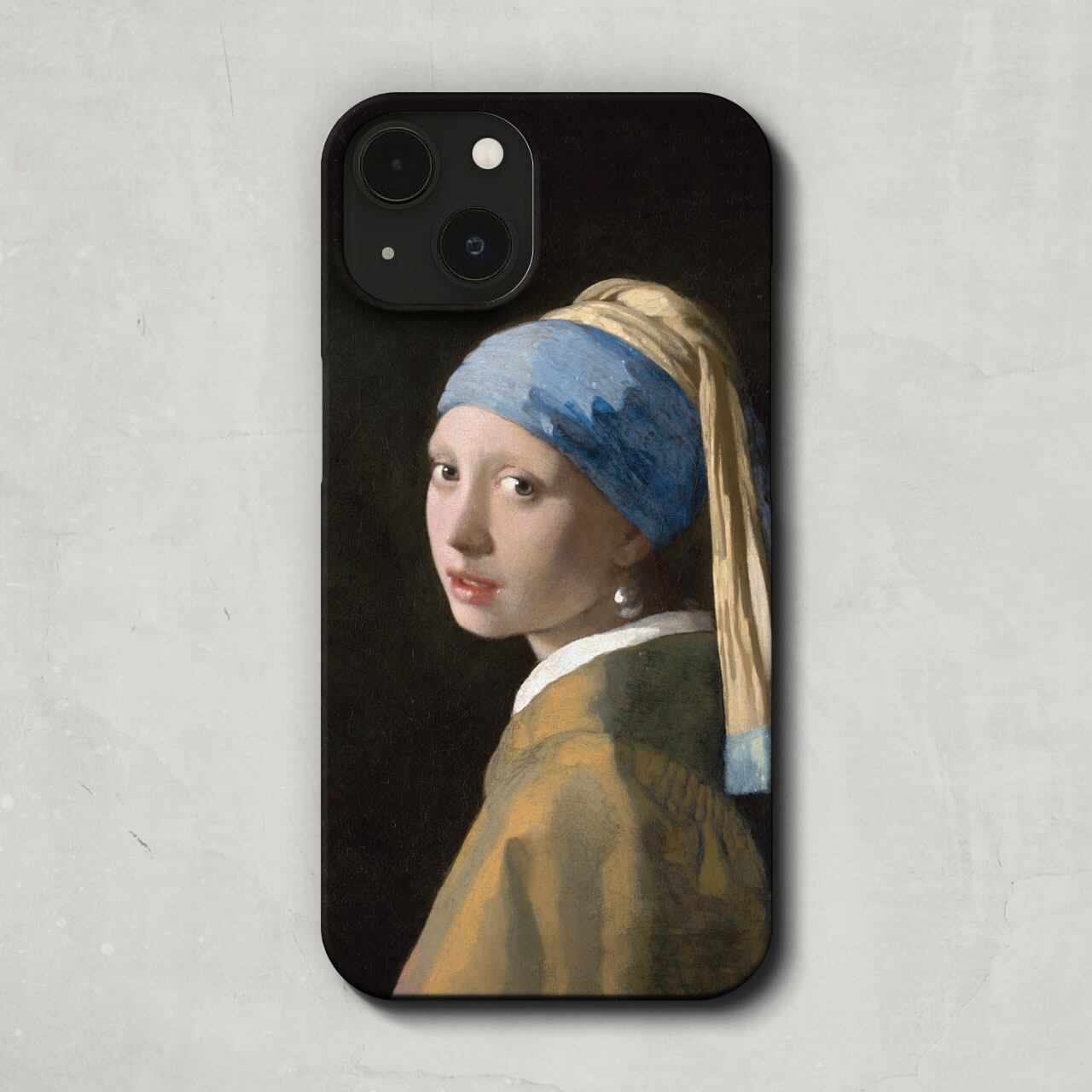 CASETiFY iphone16promax 真珠の耳飾りの少女 MagSafe対応 天然貝ケース 名画 真珠の耳飾りの少女【iPhone 16 / 16
