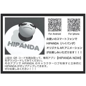 送料無料 【HIPANDA ハイパンダ】男女兼用 キャップ 帽子 UNISEX  CAP / BLUE・WHITE