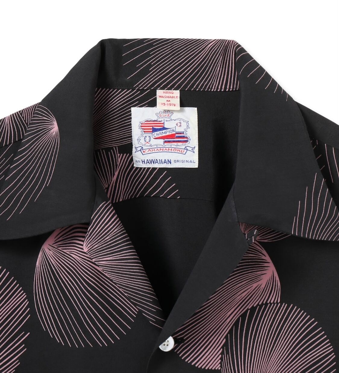 デュークカハナモク シェル柄 レーヨン オープンシャツ デュークカハナモク シェル柄レーヨン オープンシャツ | Edward's Clothing