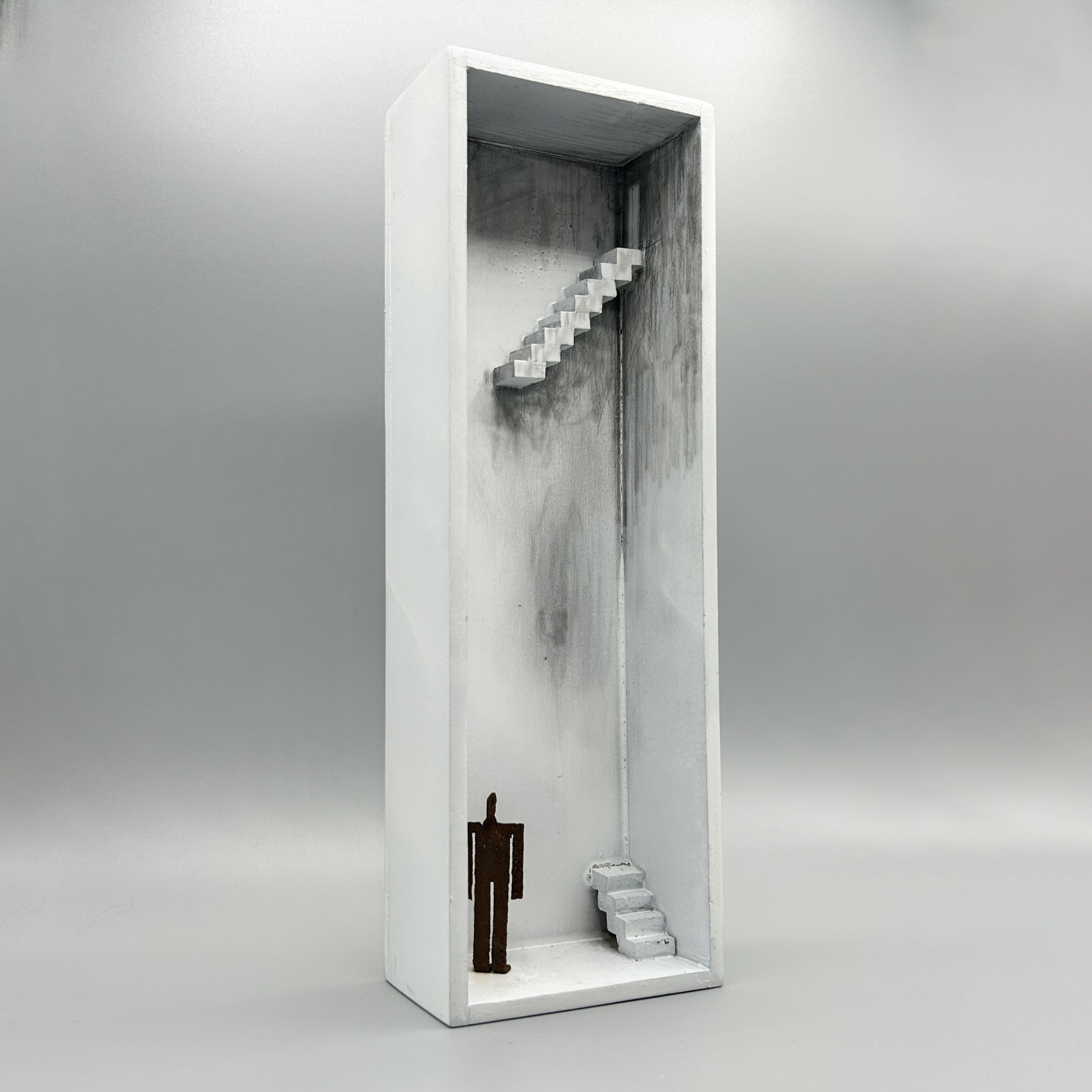 アート［ 錆びる人 Ⅲ-17 ］立体 オブジェ | haldessin［アル