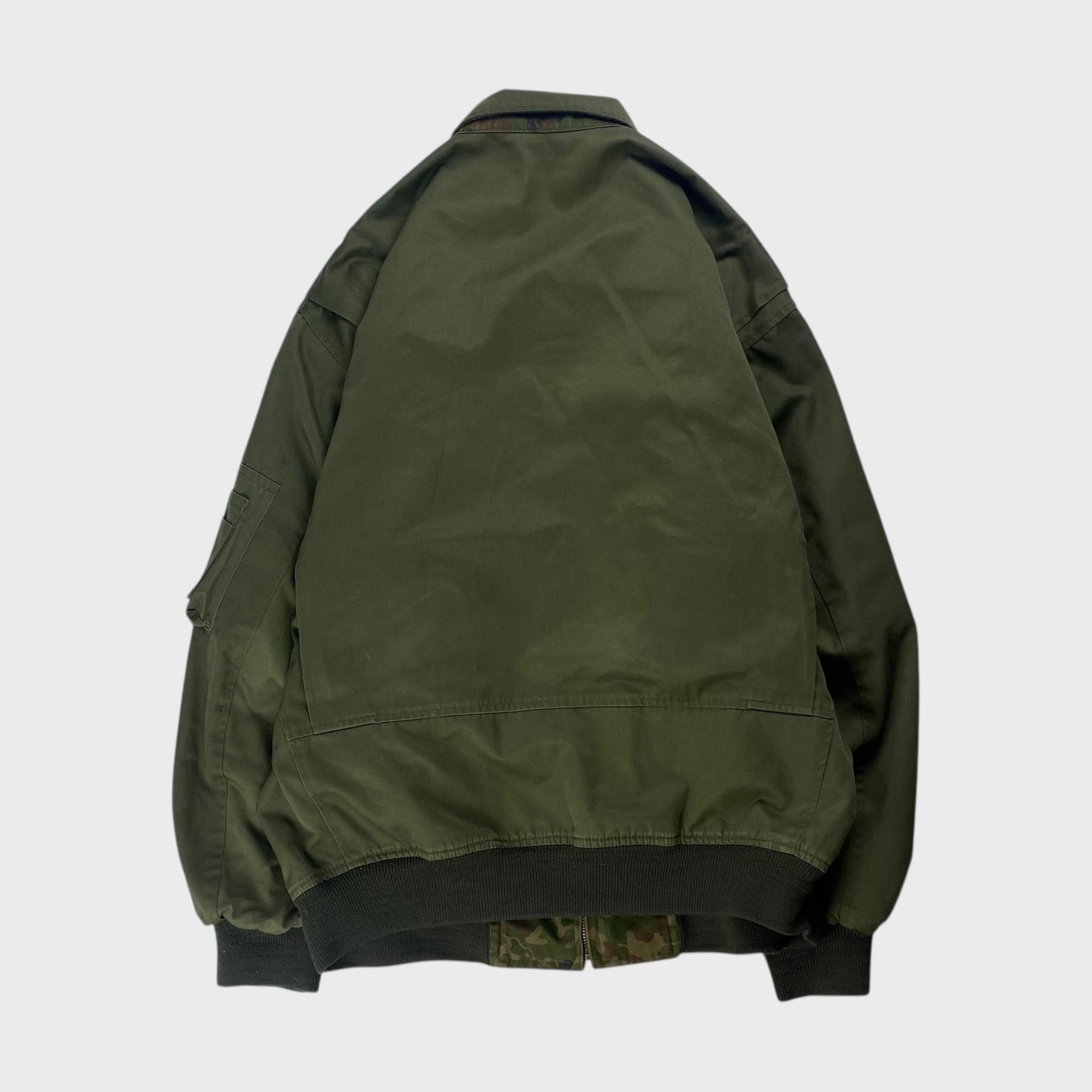 90's】 陸上自衛隊 L相当 リバーシブルジャケット 迷彩2型 ブルゾン
