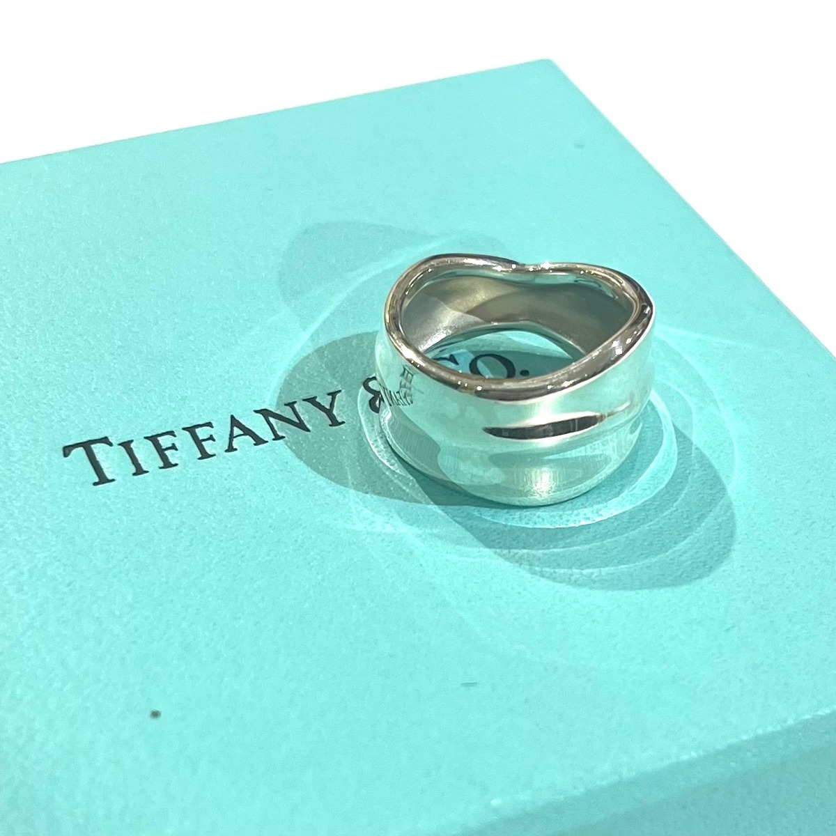希少【TIFFANY&CO.】【9号】2187 オリーブ リーフ リング 9号自然美を 